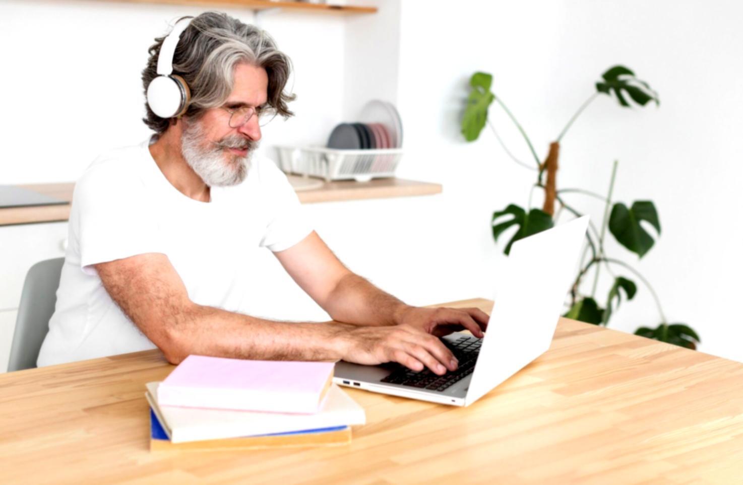 Investment portfolio analysis on laptop screen